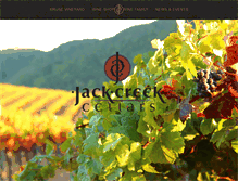 Tablet Screenshot of jackcreekcellars.com